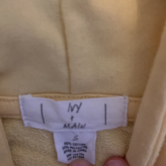 Yellow Small Ivy & Main Sweatshirt - Picture 2 of 2